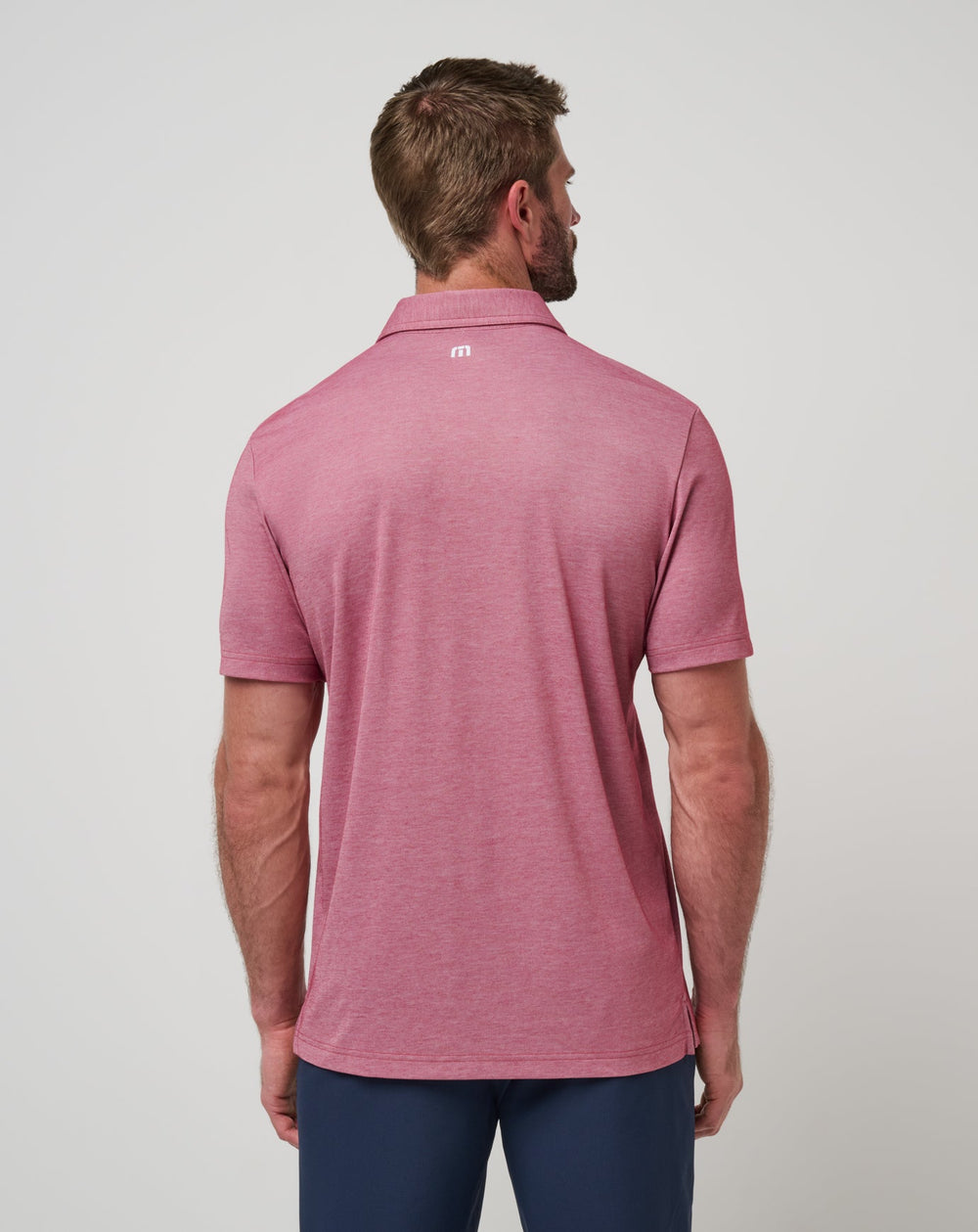 Heather Red Travis Mathew Mississippi School Pride Polo