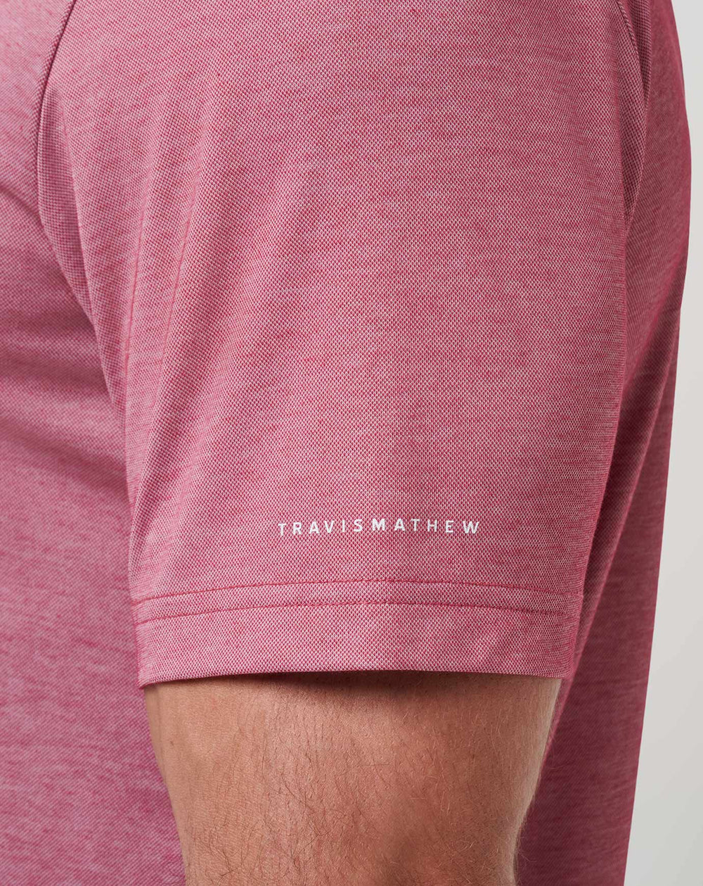 Heather Red Travis Mathew Mississippi School Pride Polo