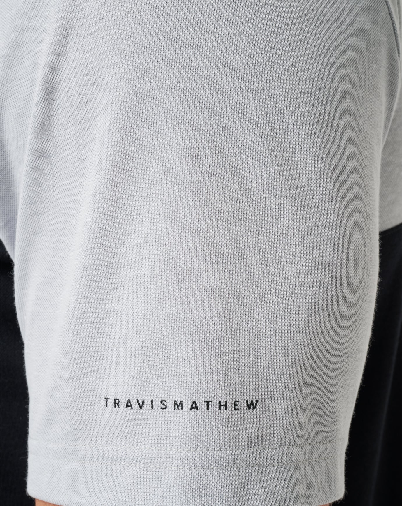 Heather Grey/Black Travis Mathew FSU Drop Back Polo