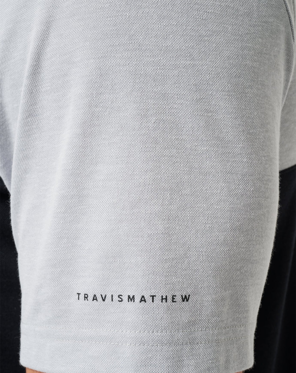 Heather Grey/Black Travis Mathew FSU Drop Back Polo