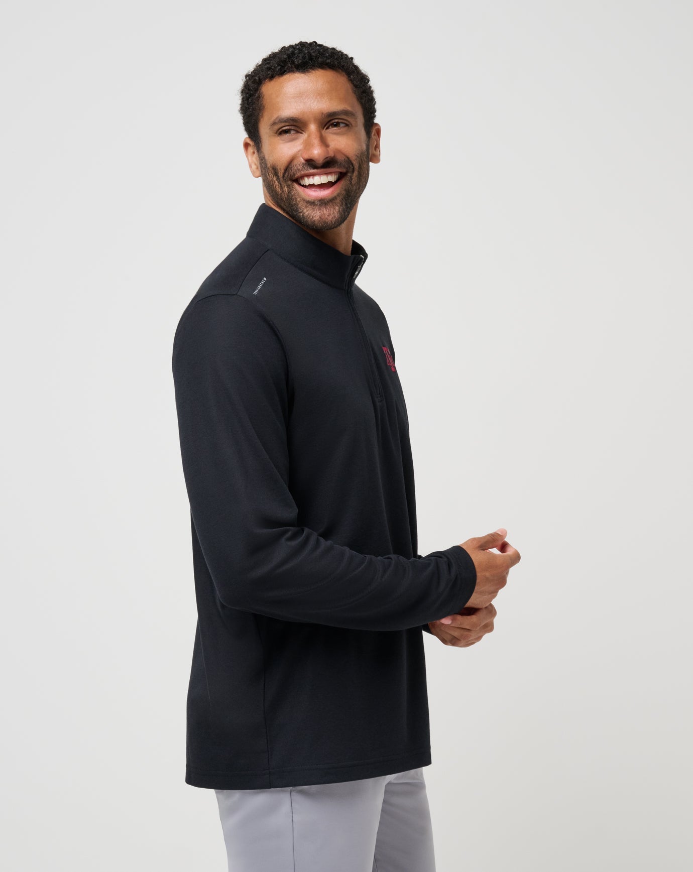 Black Travis Mathew Texas A&M Time To Tailgate Quarter Zip