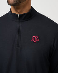 Black Travis Mathew Texas A&M Time To Tailgate Quarter Zip