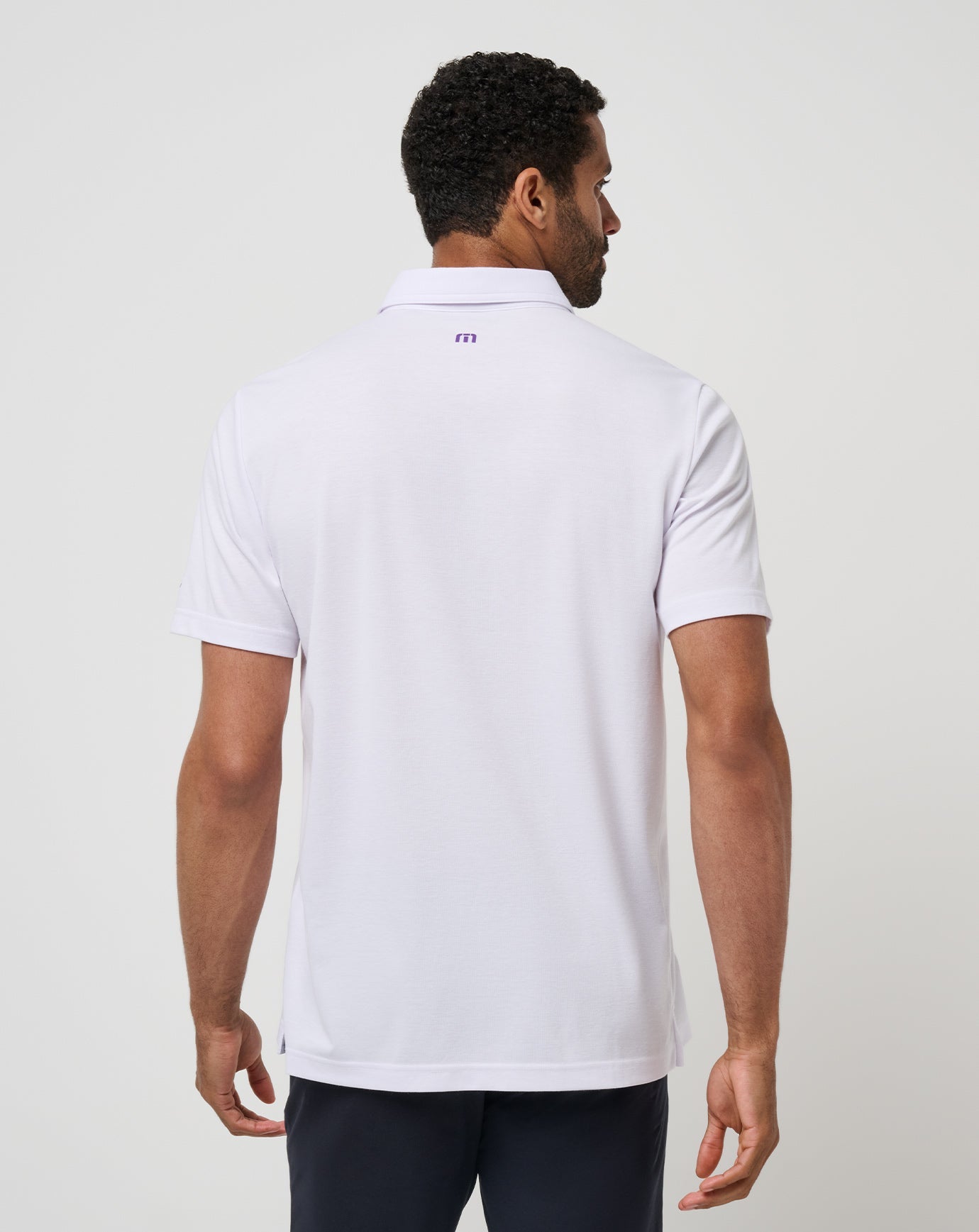 White/Purple Travis Mathew LSU Top Recruit Polo