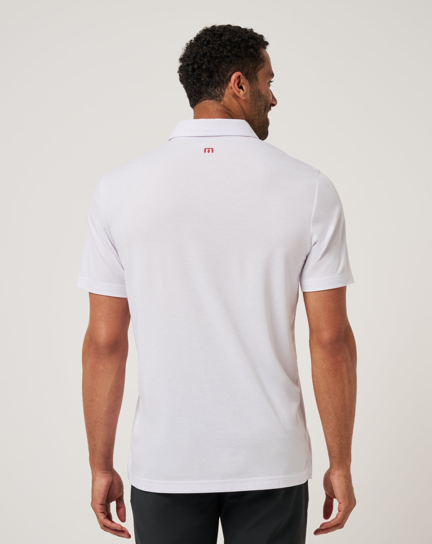 White/Crimson Travis Mathew Arkansas Top Recruit Polo