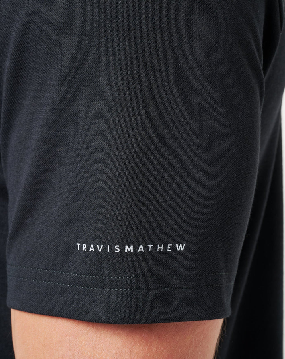Black Travis Mathew LSU School Pride Polo