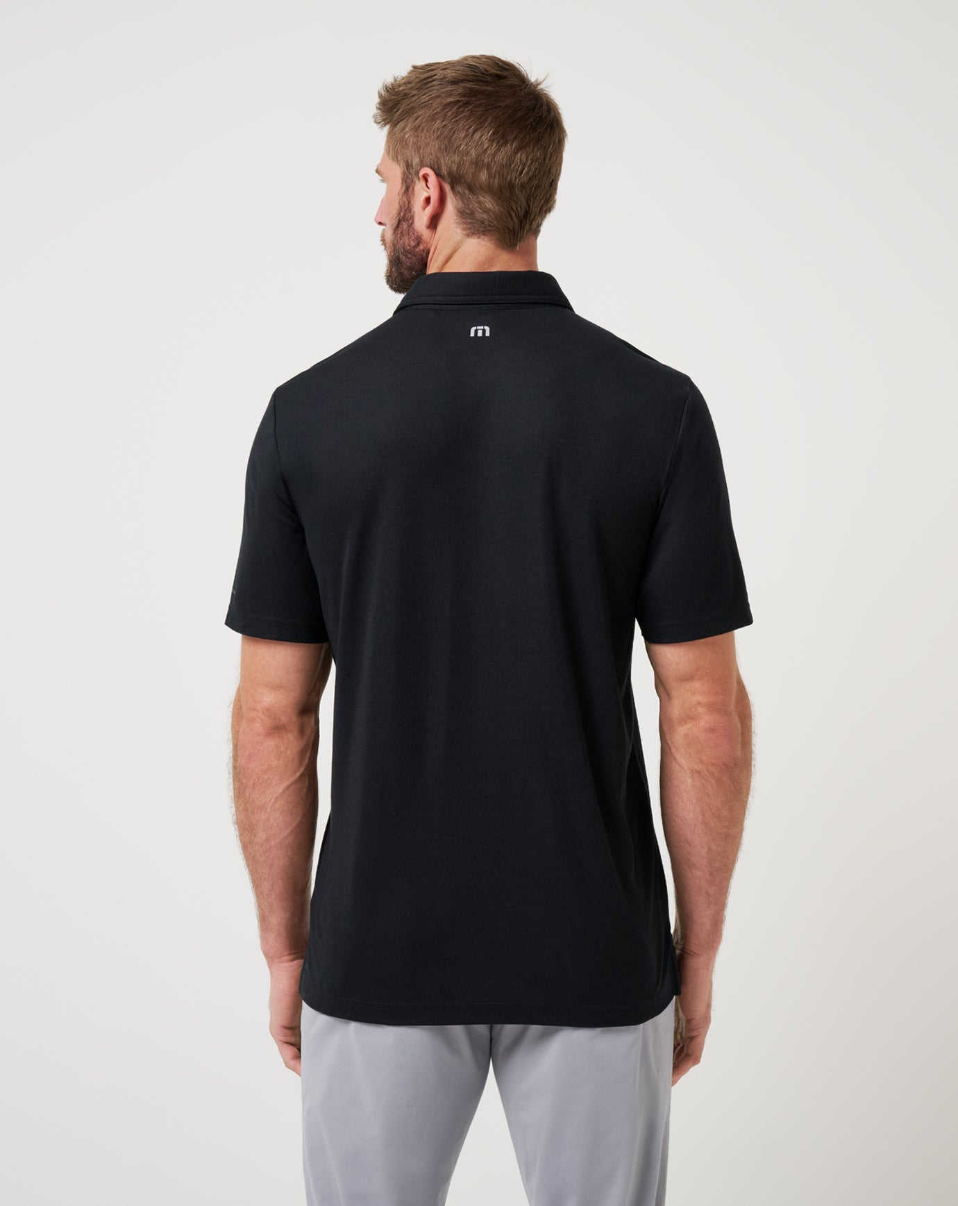 Black Travis Mathew Arkansas School Pride Polo