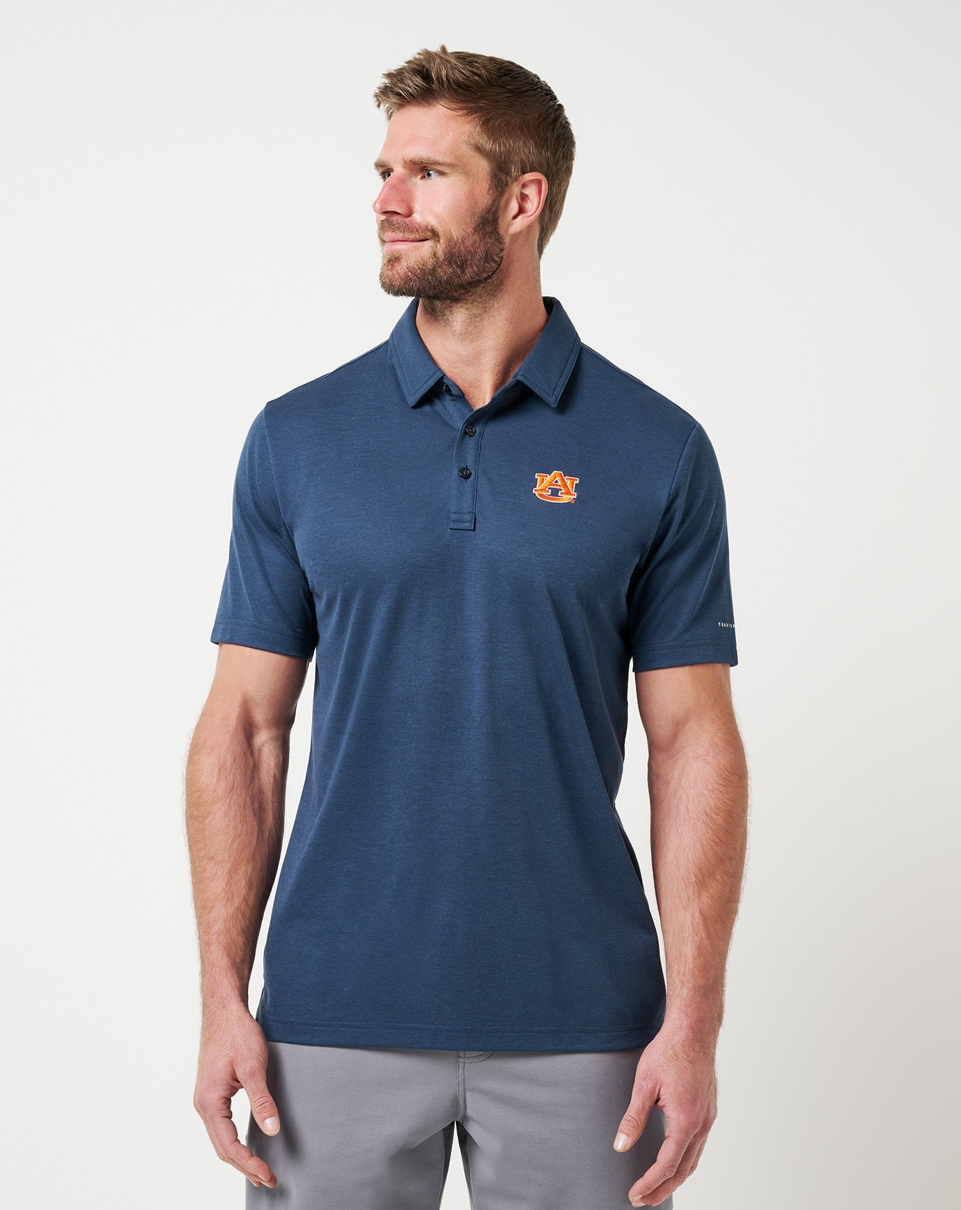 Navy Travis Mathew Auburn School Pride Polo