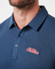 Navy Travis Mathew Mississippi School Pride Polo