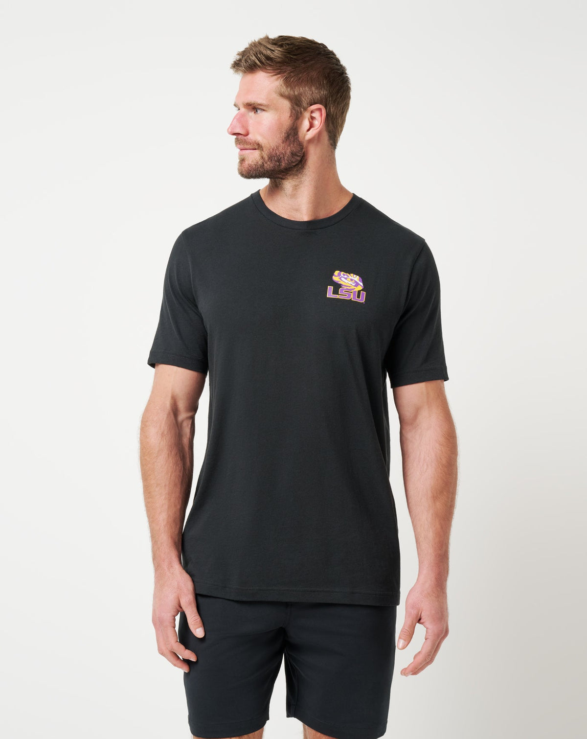 Black Travis Mathew LSU Friendly Rivalry Tee