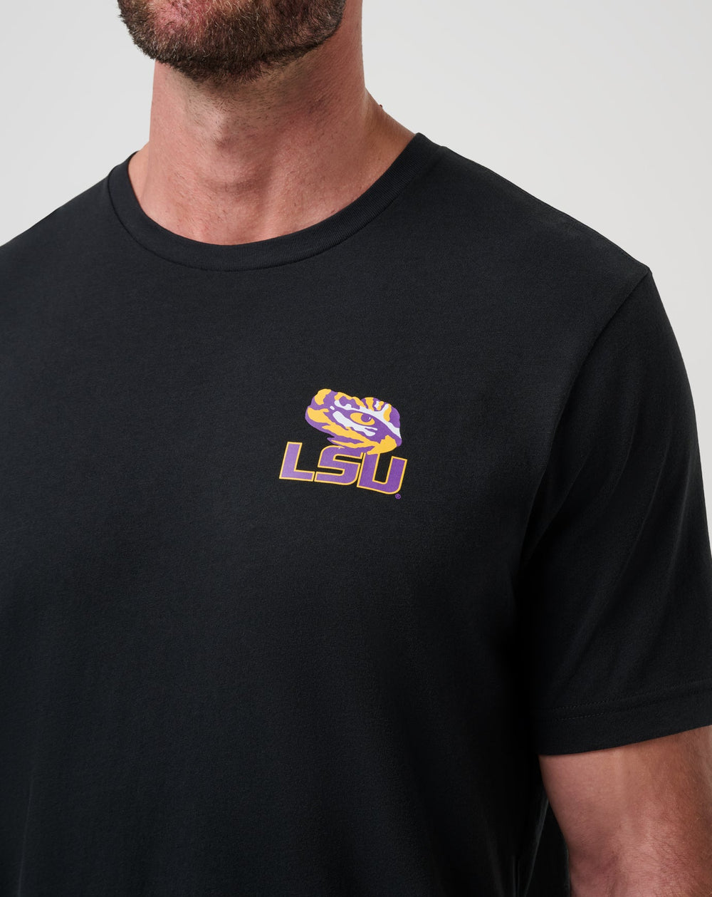 Black Travis Mathew LSU Friendly Rivalry Tee