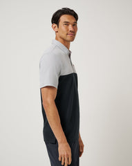 Heather Grey/Black Travis Mathew Arkansas Drop Back Polo