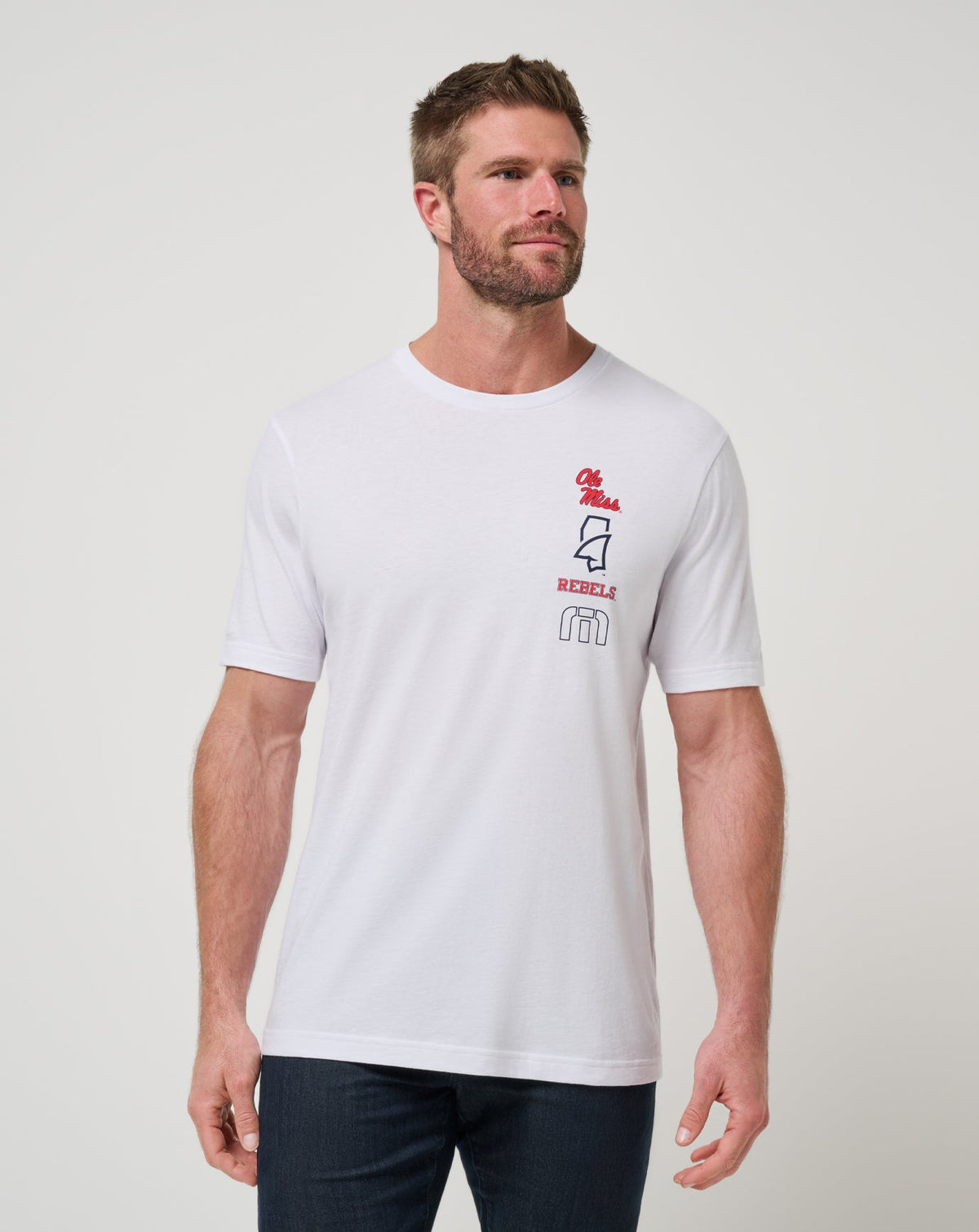 White Travis Mathew Mississippi Playoffs 2.0 Tee