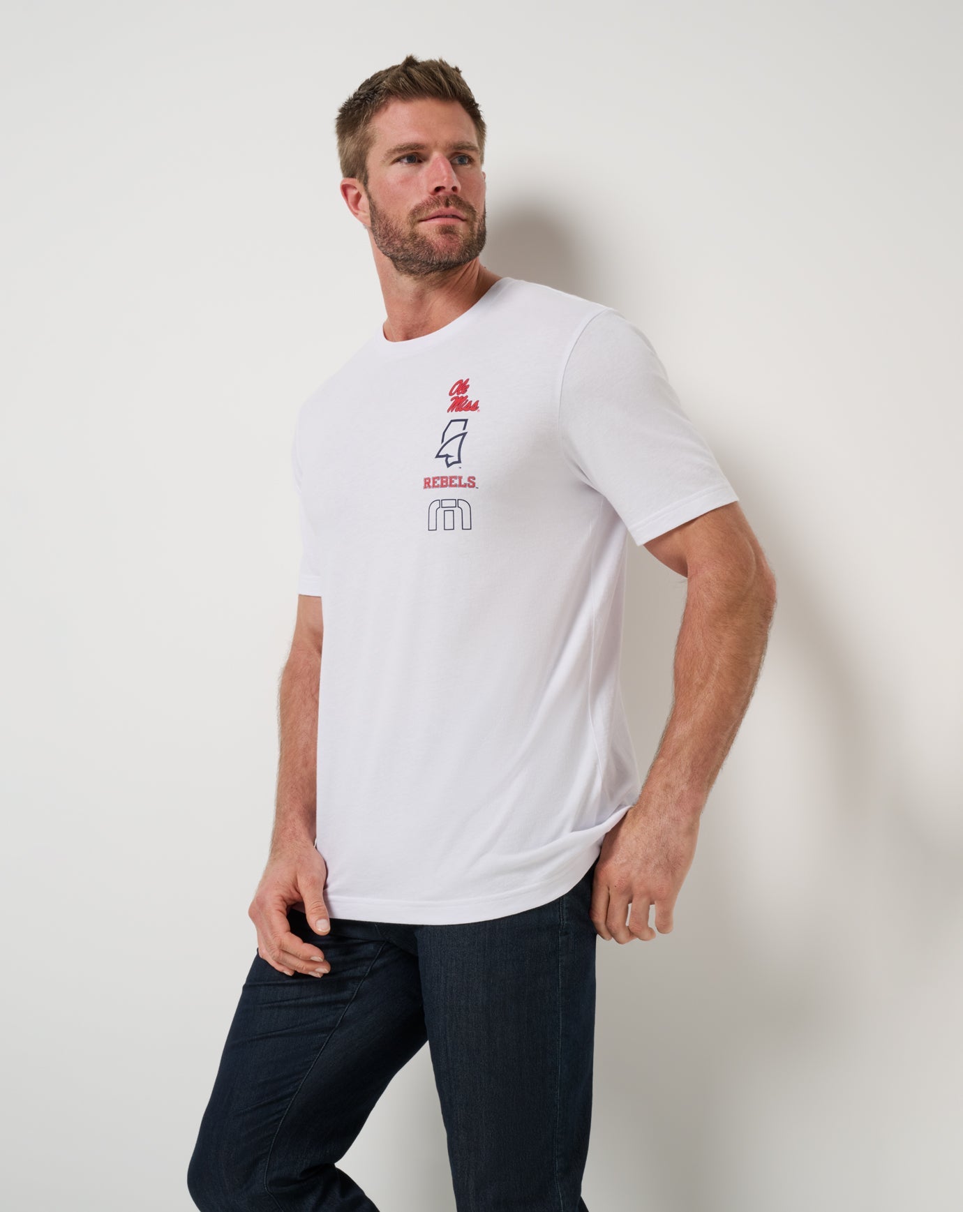 White Travis Mathew Mississippi Playoffs 2.0 Tee