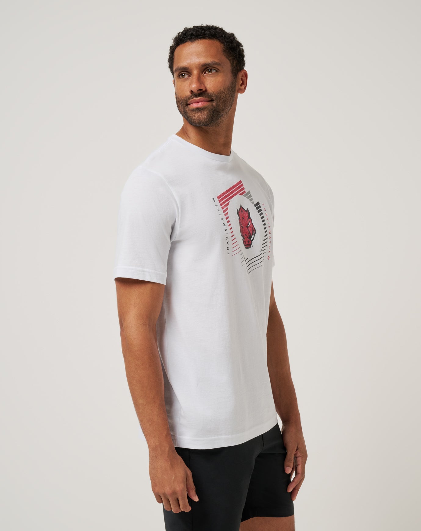 White Travis Mathew Arkansas Underdogs Tee