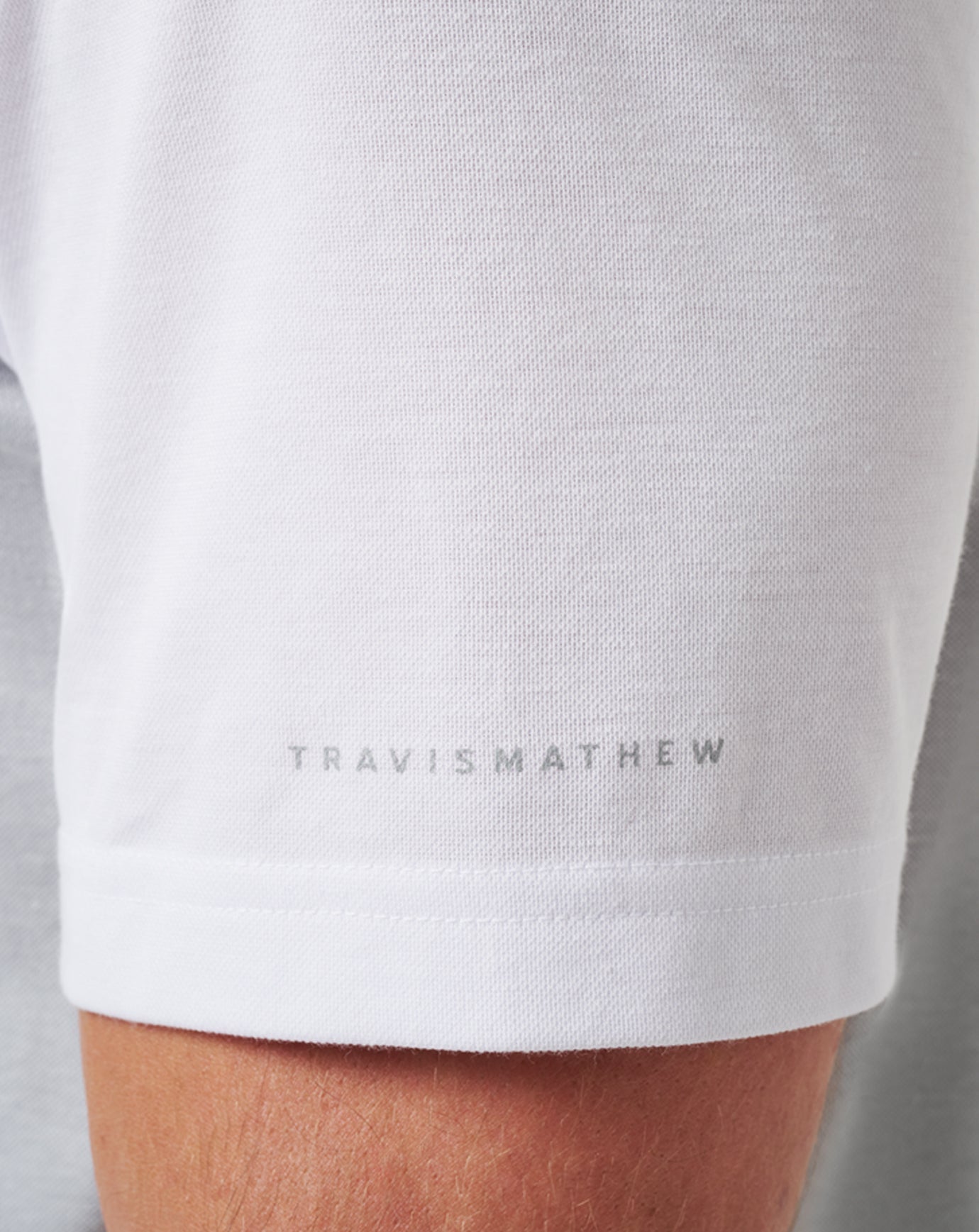 White/Heather Grey Travis Mathew LSU Drop Back Polo