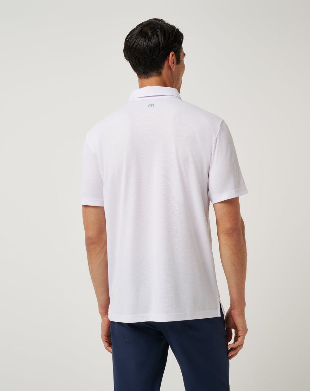 White/Navy Travis Mathew Auburn Top Recruit Polo
