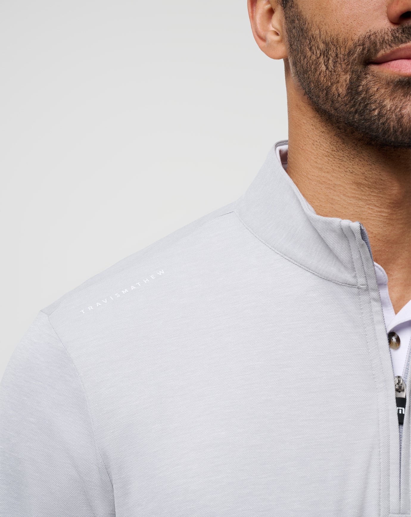 Heather Grey Travis Mathew USC Time To Tailgate Quarter Zip