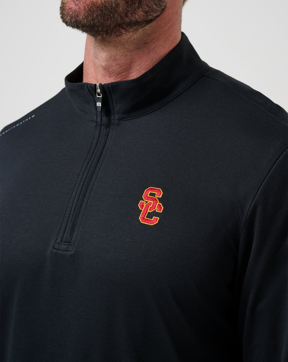 Black Travis Mathew USC Time To Tailgate Quarter Zip