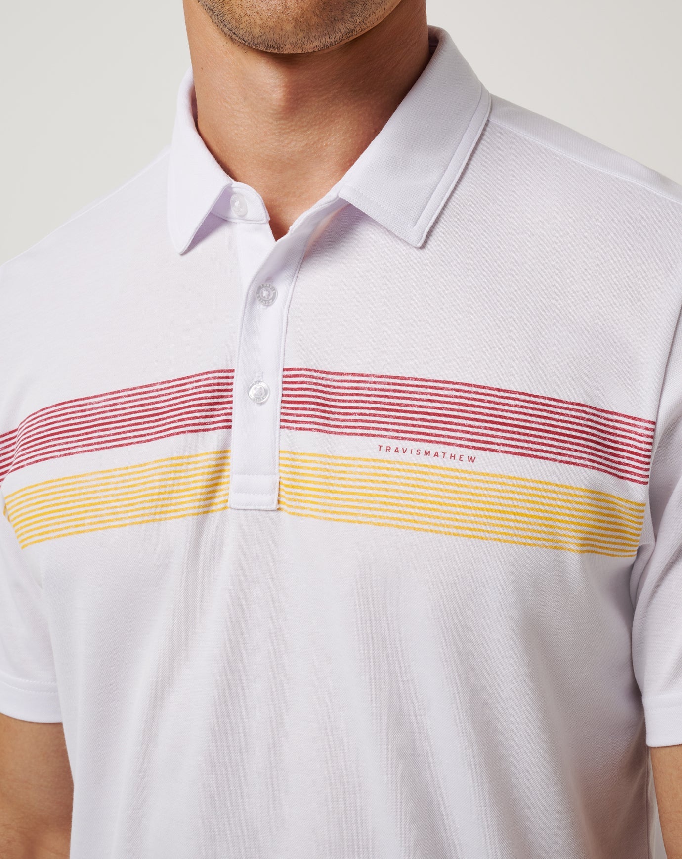 White/Cardinal Travis Mathew USC Top Recruit Polo