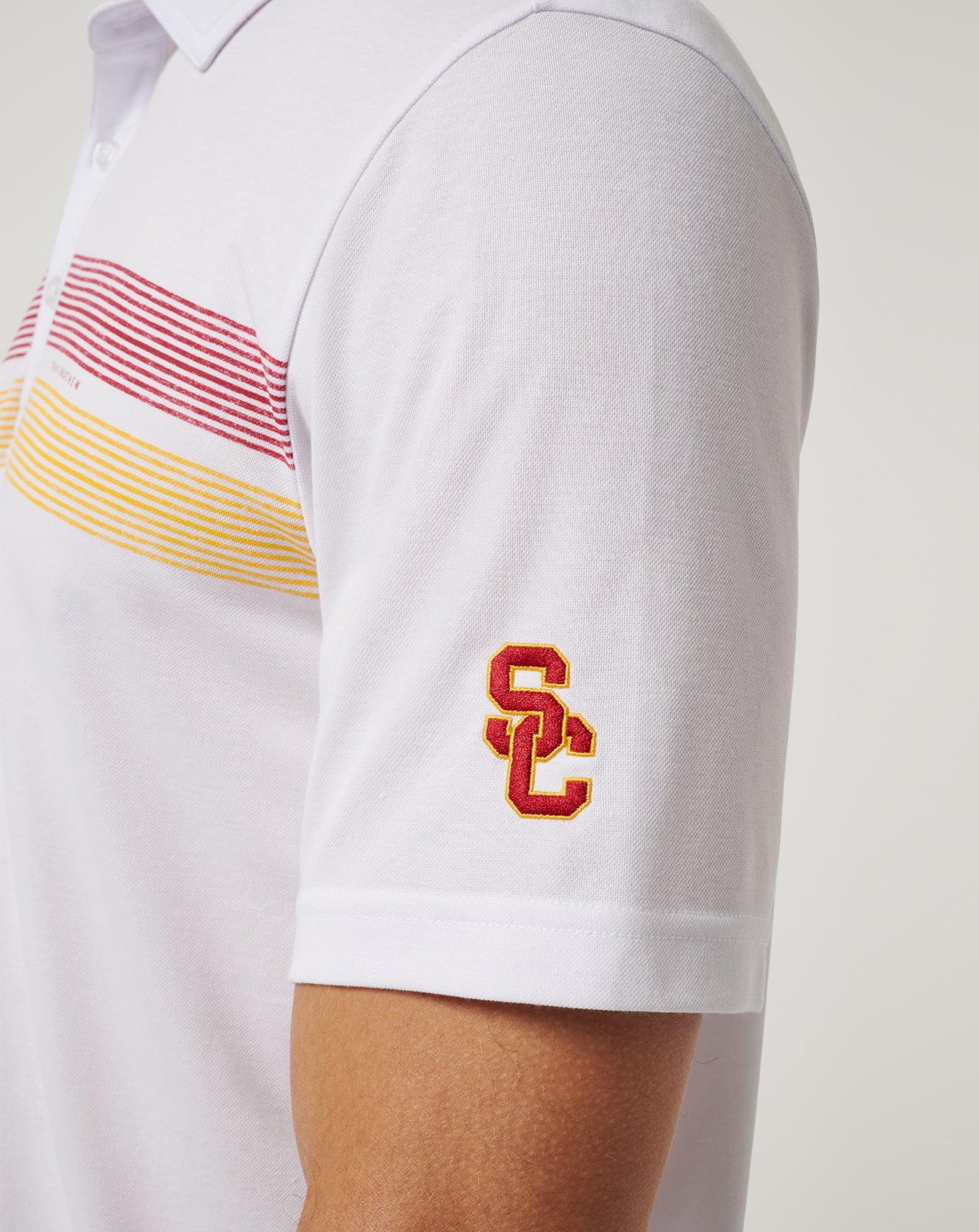 White/Cardinal Travis Mathew USC Top Recruit Polo