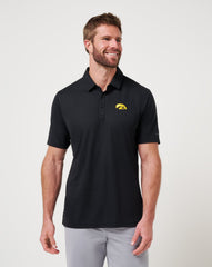 Black Travis Mathew Iowa School Pride Polo