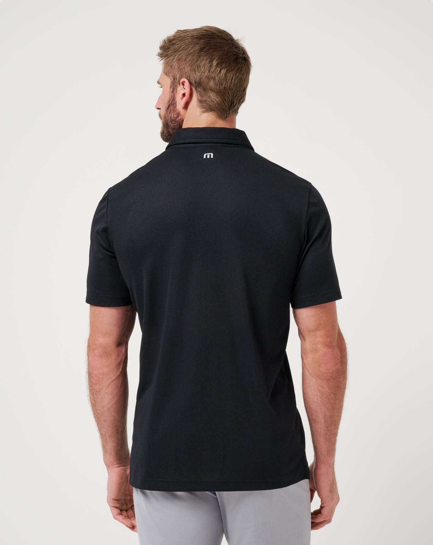 Black Travis Mathew Iowa School Pride Polo