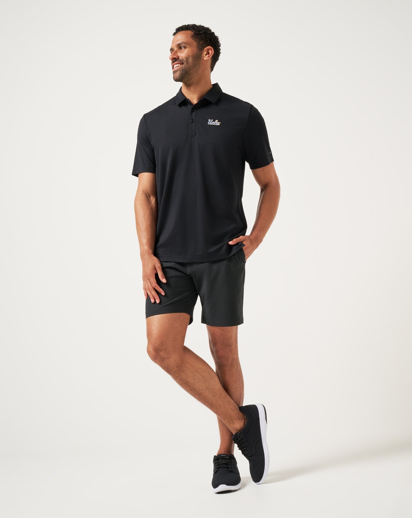 Black Travis Mathew UCLA School Pride Polo