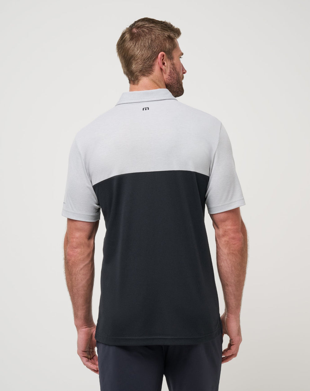 Heather Grey/Black Travis Mathew USC Drop Back Polo