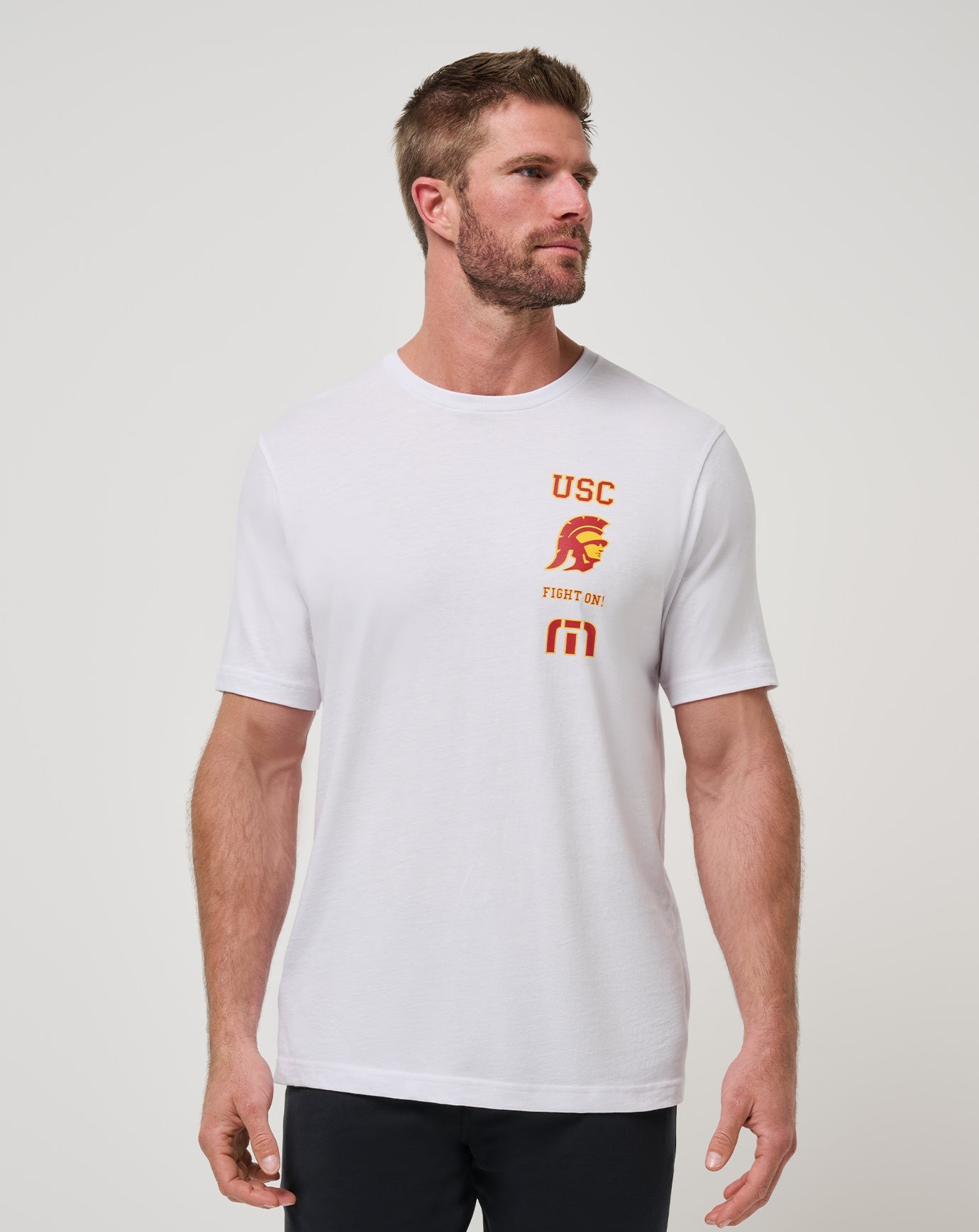 White Travis Mathew USC Playoffs 2.0 Tee
