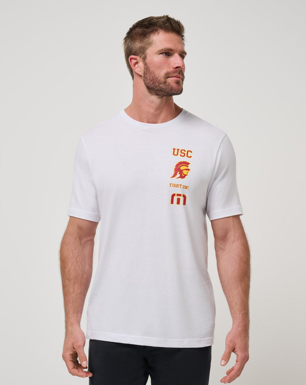 White Travis Mathew USC Playoffs 2.0 Tee