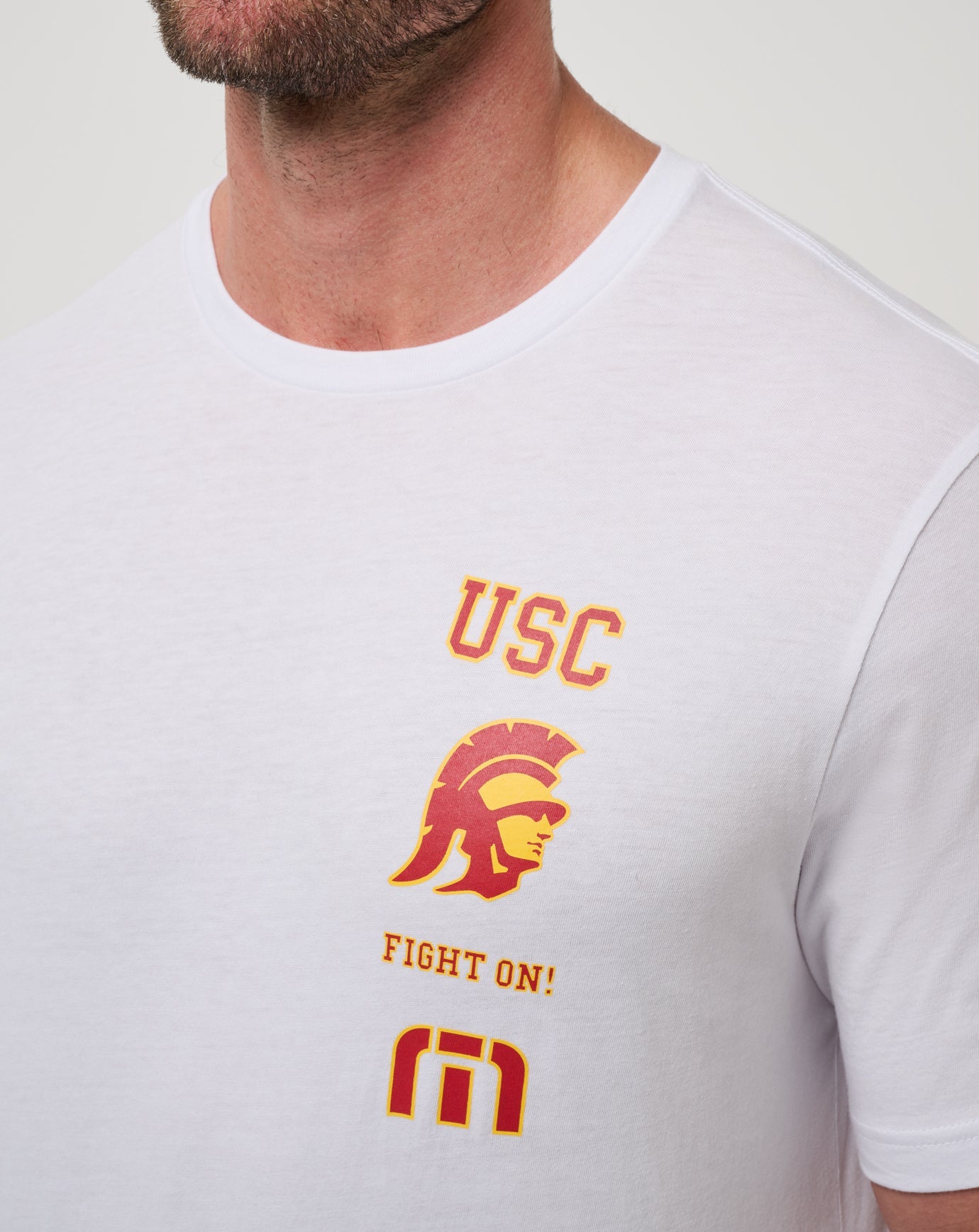 White Travis Mathew USC Playoffs 2.0 Tee