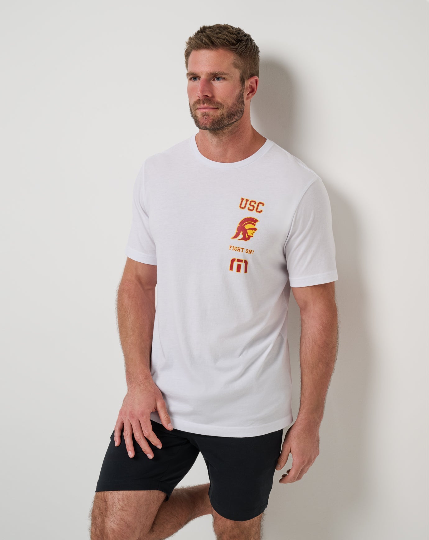 White Travis Mathew USC Playoffs 2.0 Tee