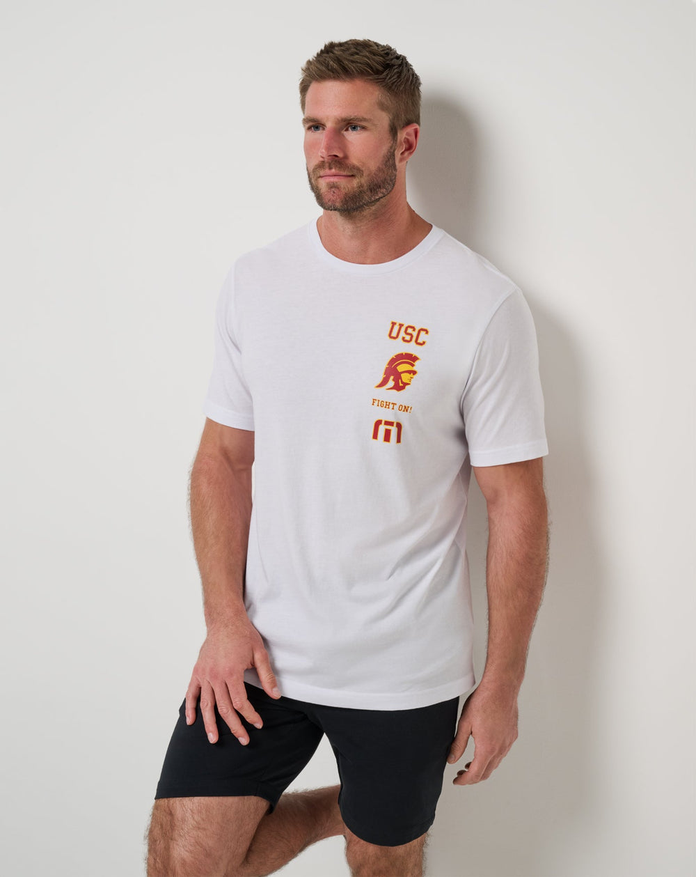 White Travis Mathew USC Playoffs 2.0 Tee