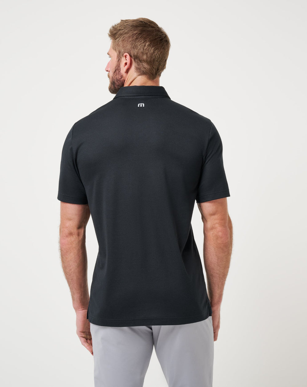 Black Travis Mathew Nebraska School Pride Polo