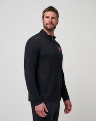 Black Travis Mathew Nebraska Time To Tailgate Quarter Zip