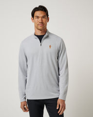 Heather Grey Travis Mathew ASU Time To Tailgate Quarter Zip