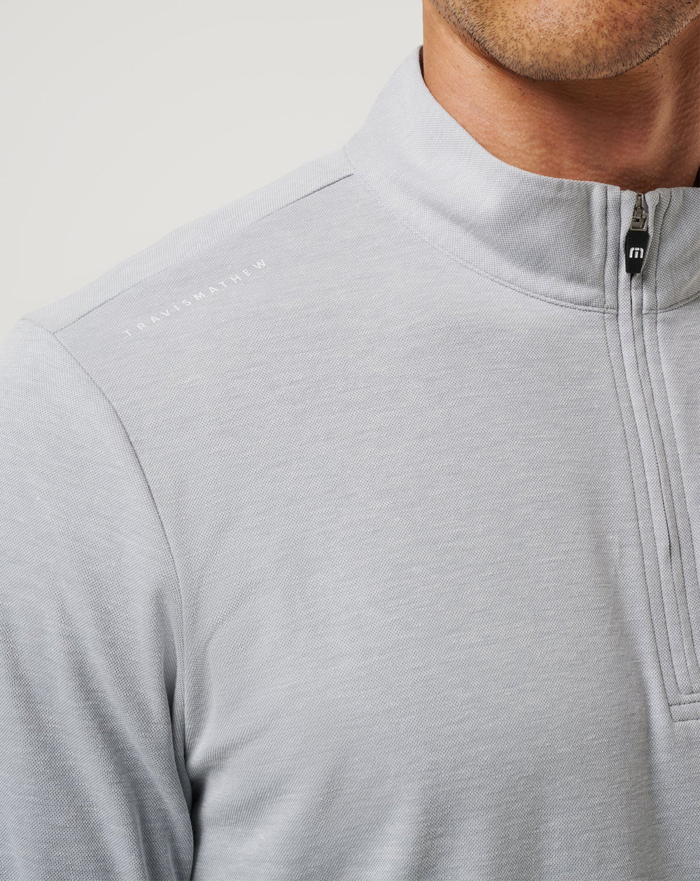 Heather Grey Travis Mathew ASU Time To Tailgate Quarter Zip