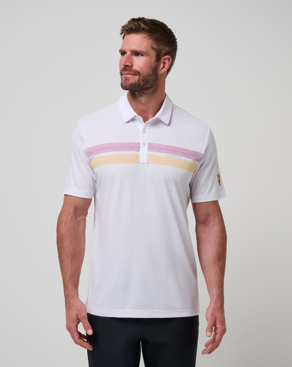 White/Maroon Travis Mathew ASU Top Recruit Polo