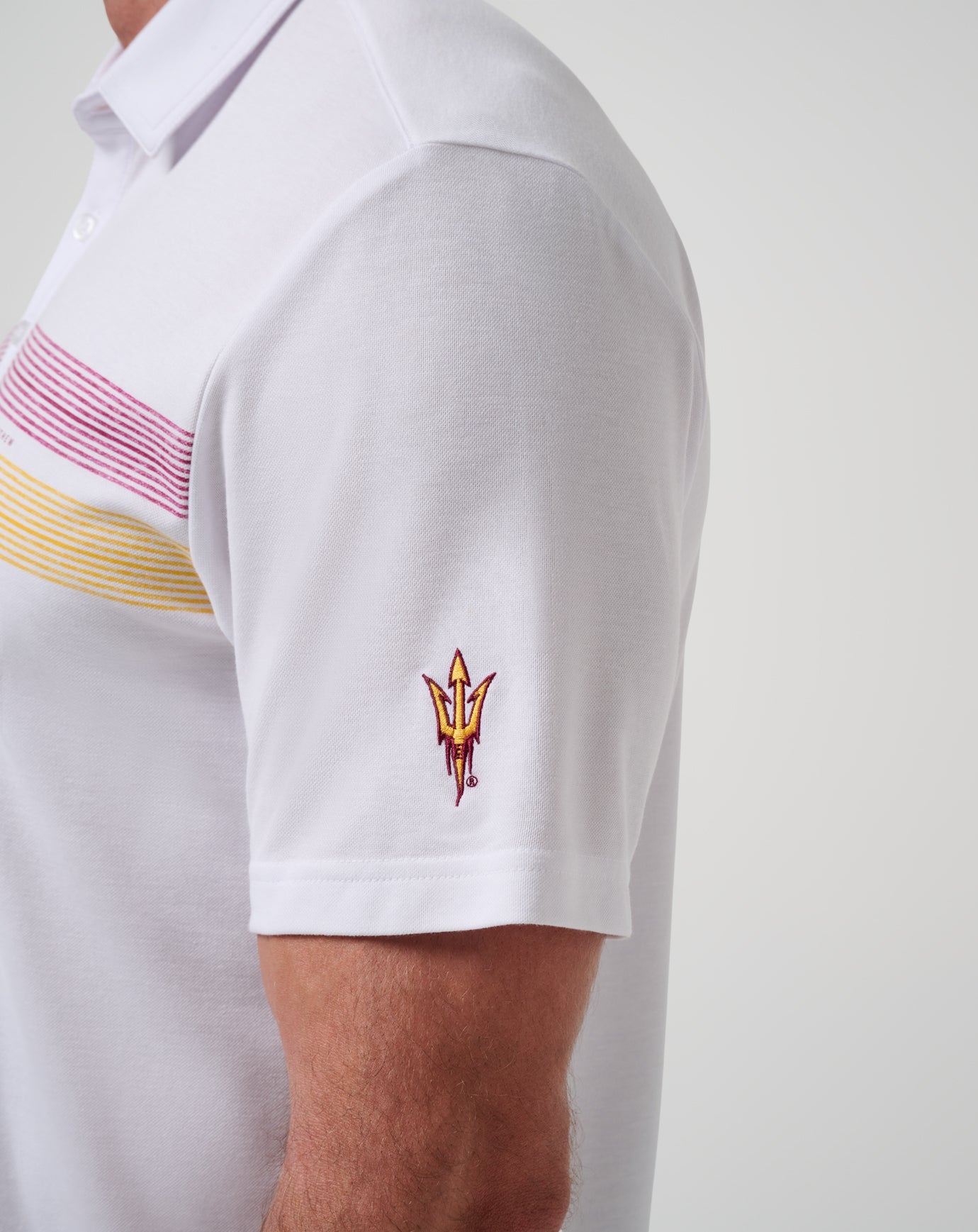 White/Maroon Travis Mathew ASU Top Recruit Polo
