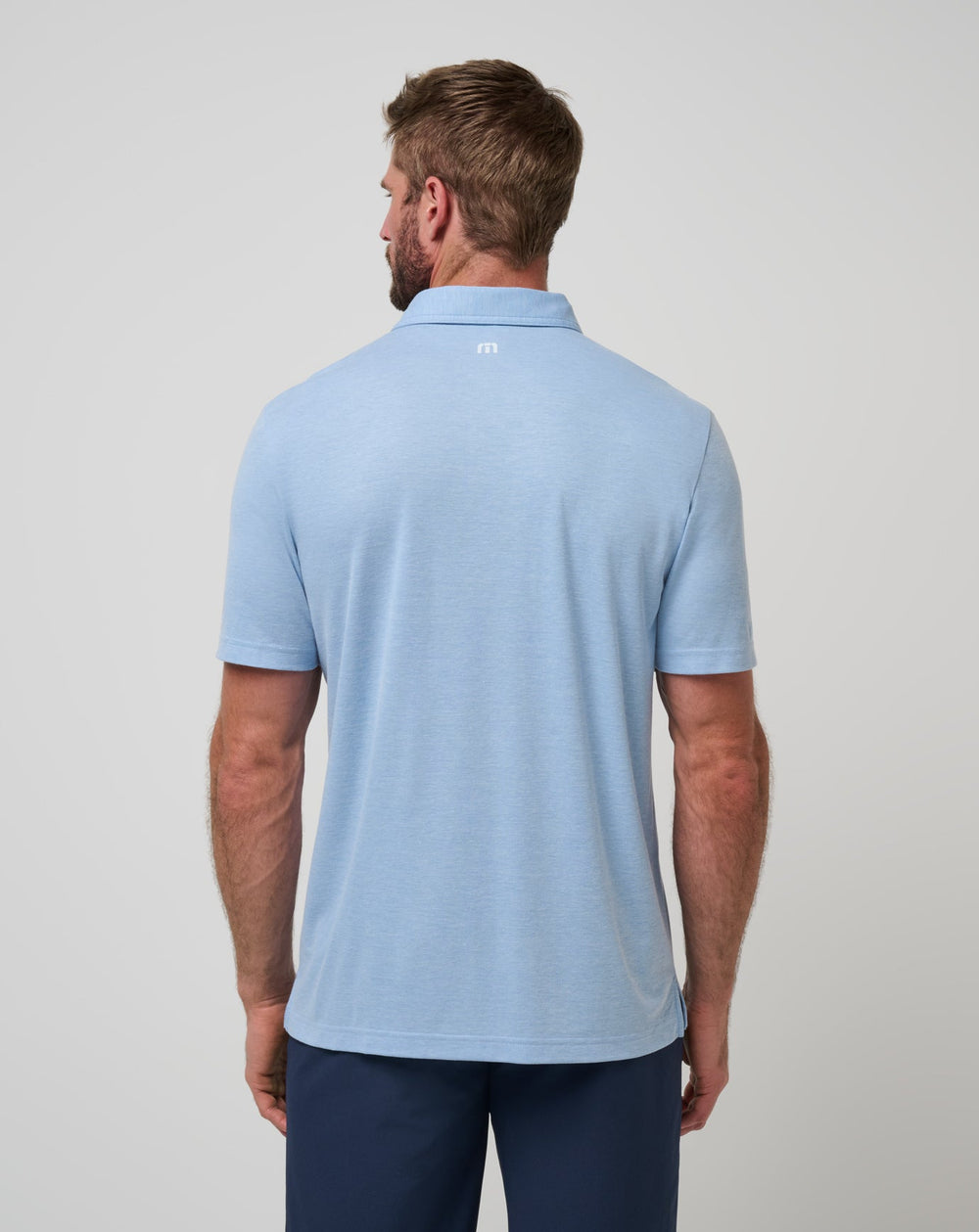 Heather Blue Travis Mathew Kansas School Pride Polo