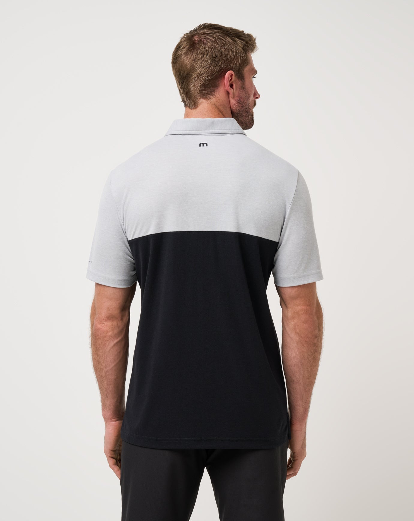 Heather Grey/Black Travis Mathew ASU Drop Back Polo