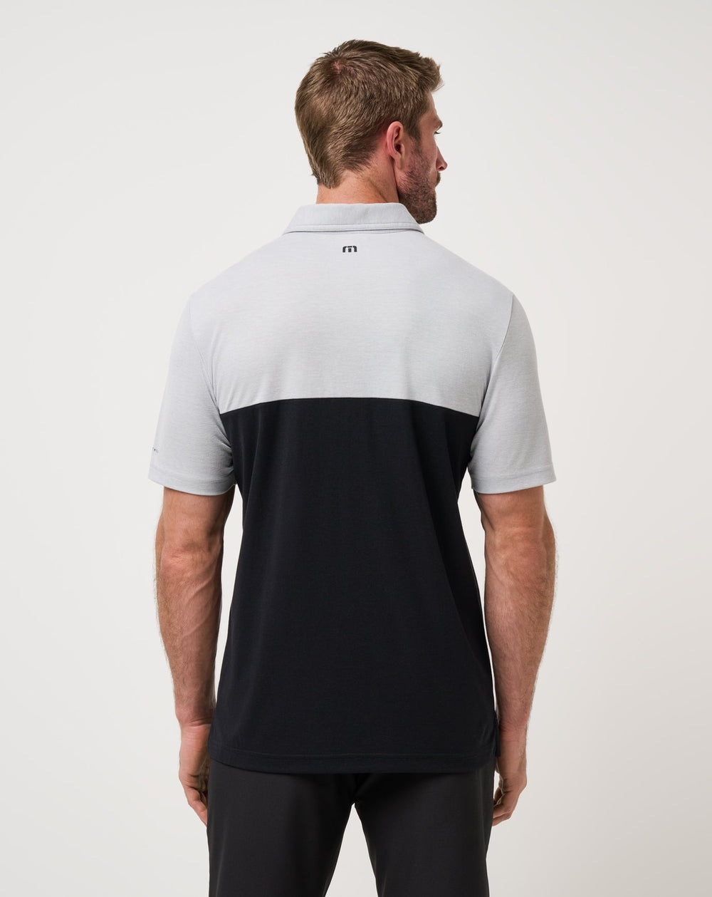 Heather Grey/Black Travis Mathew ASU Drop Back Polo