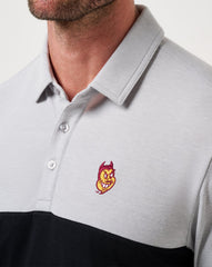 Heather Grey/Black Travis Mathew ASU Drop Back Polo