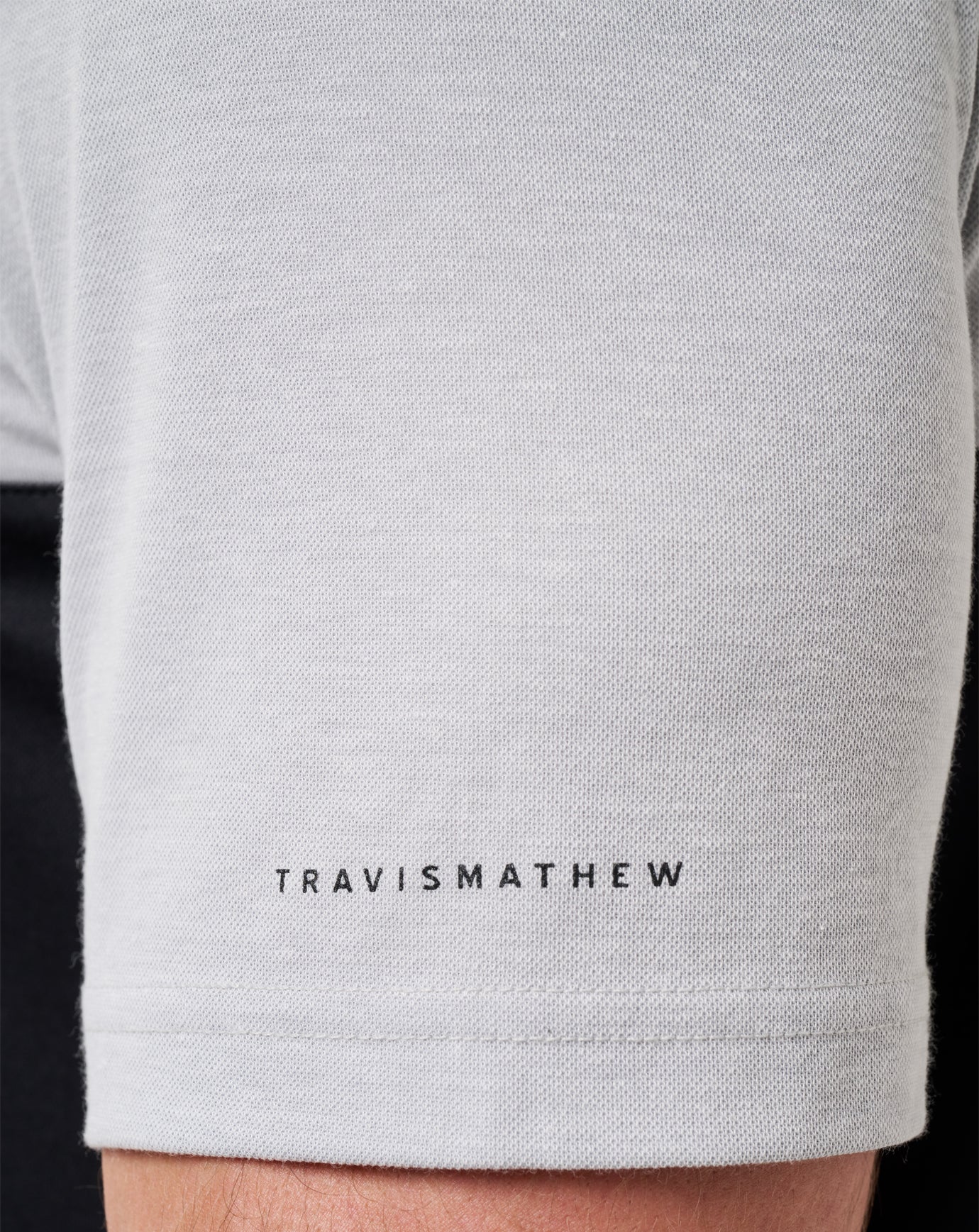 Heather Grey/Black Travis Mathew ASU Drop Back Polo