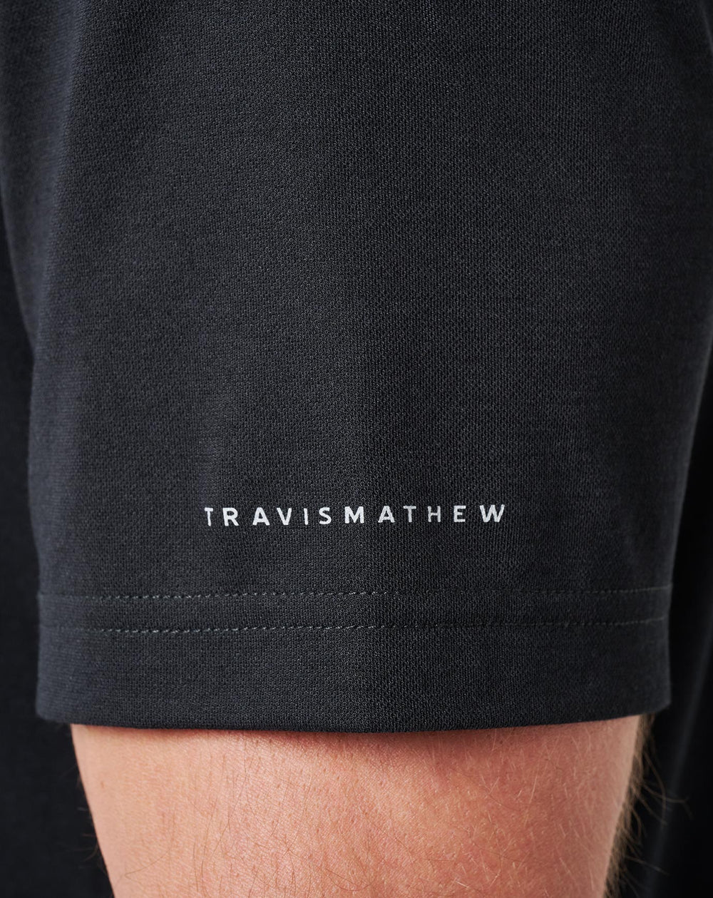 Black Travis Mathew Stanford School Pride Polo
