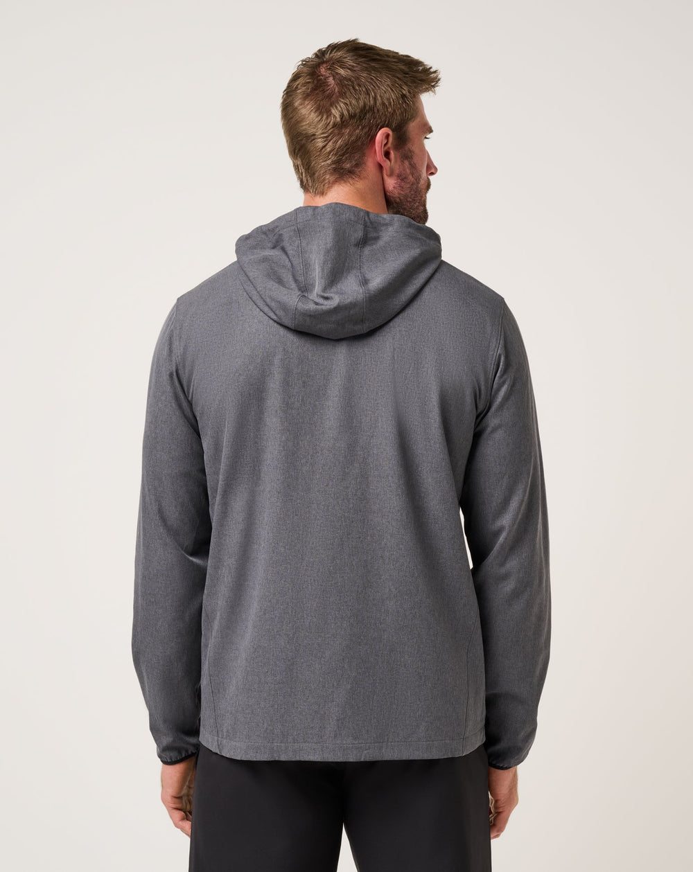 Heather Dark Grey Travis Mathew Court Control Hoodie