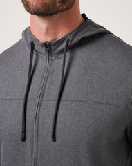 Heather Dark Grey Travis Mathew Court Control Hoodie