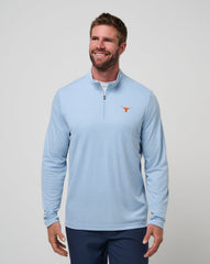 Heather Blue Travis Mathew UT Austin Time To Tailgate Quarter Zip
