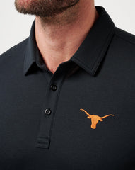 Black Travis Mathew UT Austin School Pride Polo