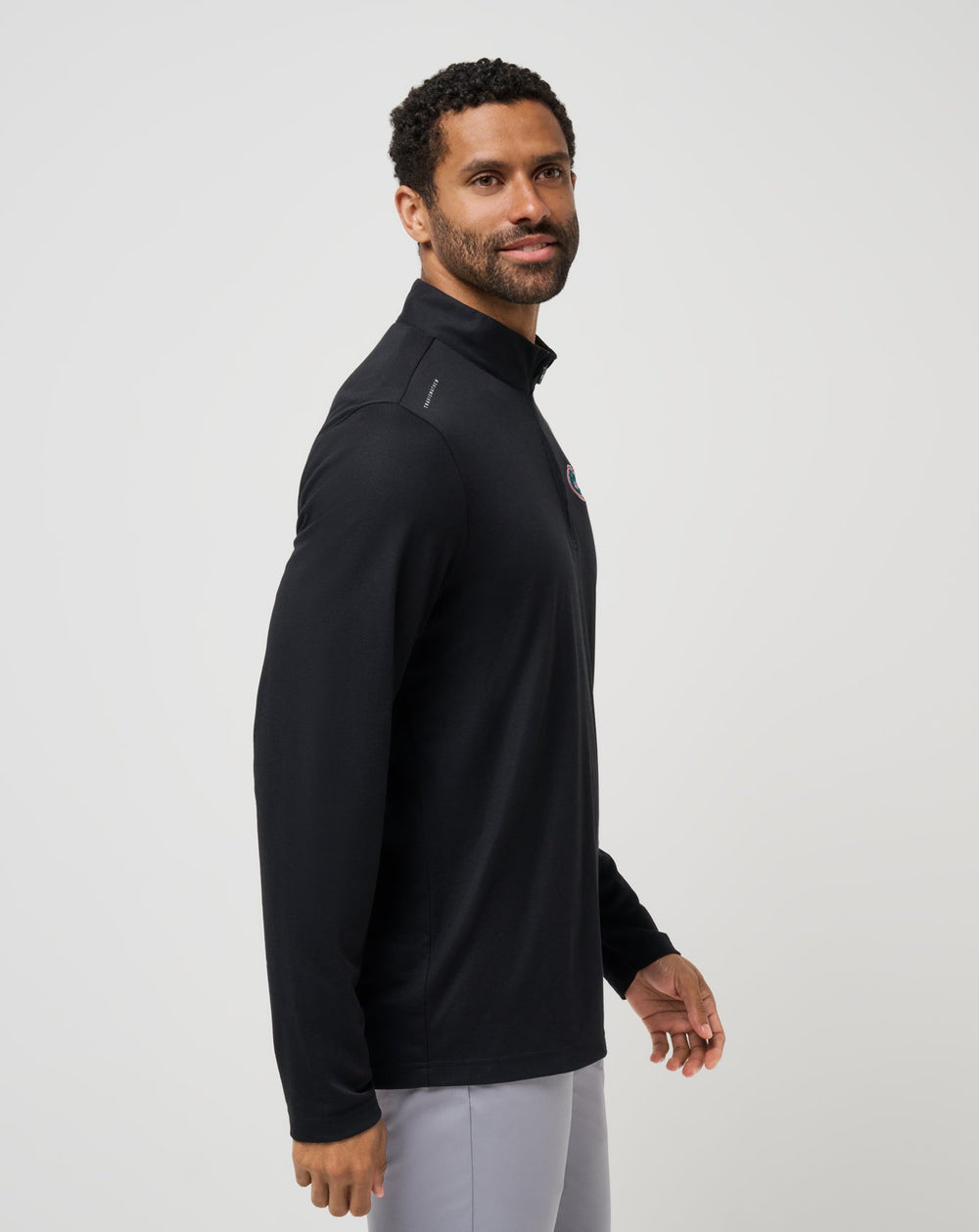 Black Travis Mathew Florida Time To Tailgate Quarter Zip